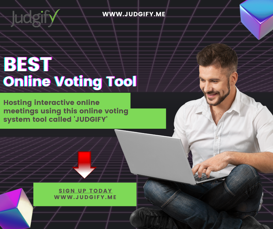 Online voting tool for meetings